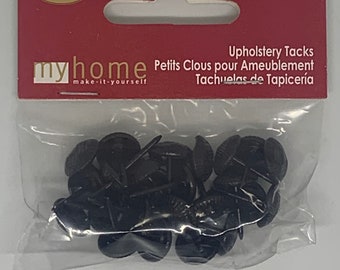 Upholstery Tacks - Black - 24pcs