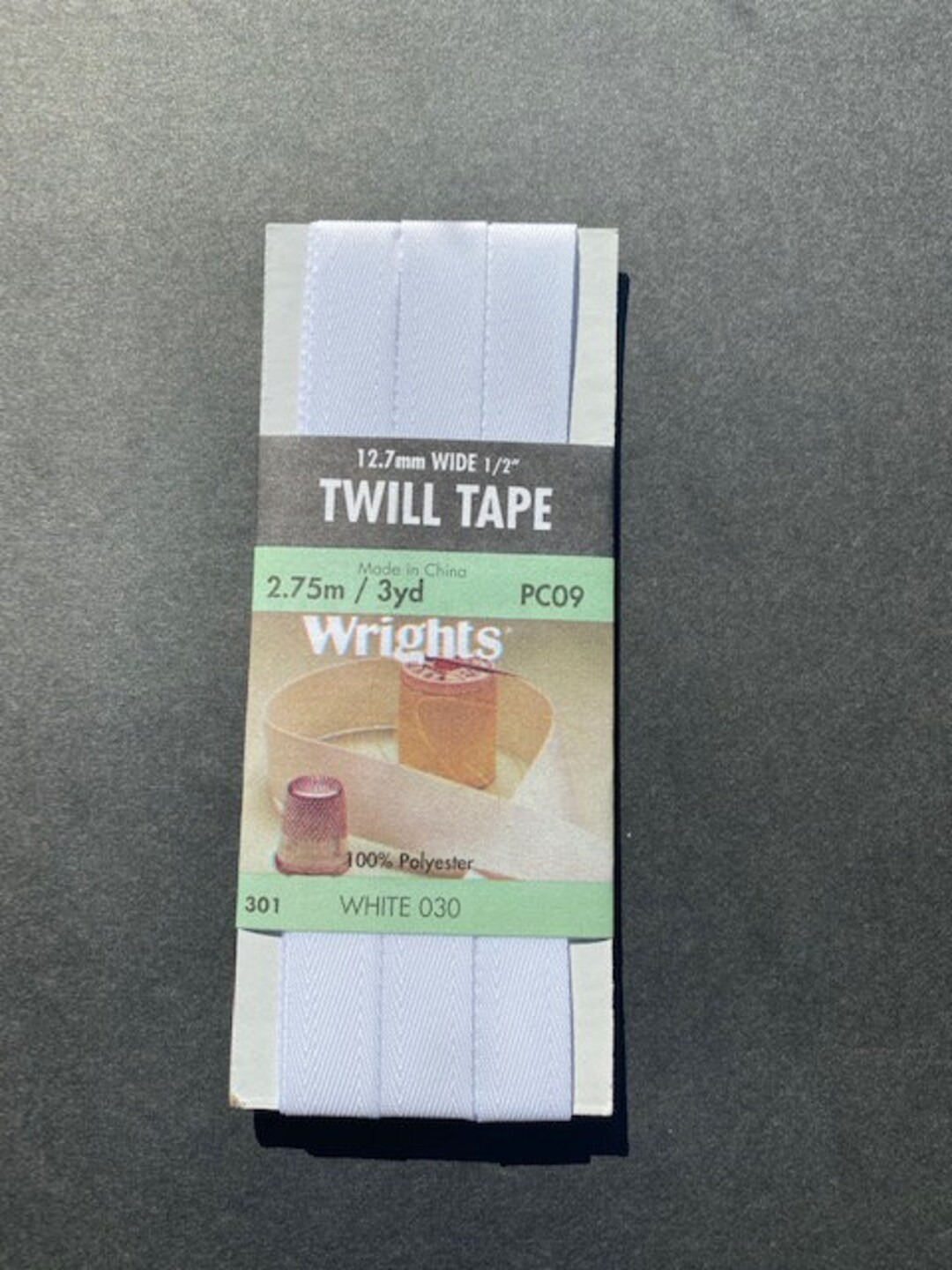 1/2 TWILL Tapewrightsthin Twill Tapesewing Diy Projects Etsy