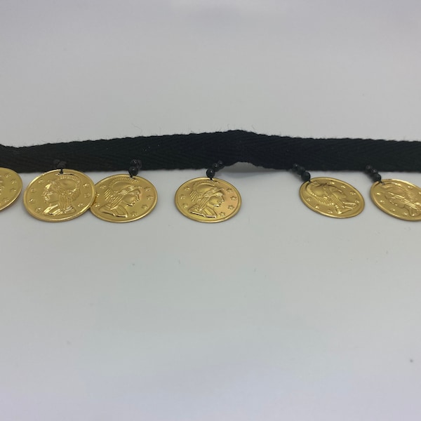 Gold Coin Trim Etsy