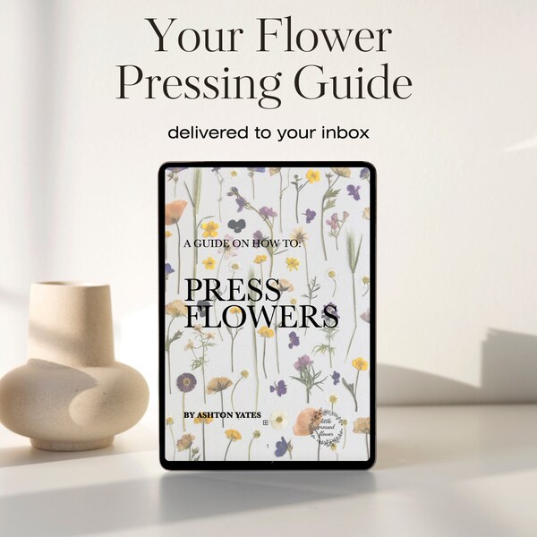 Flower Pressing Etsy