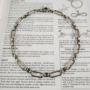 Silver chain necklace, Chunky silver necklace