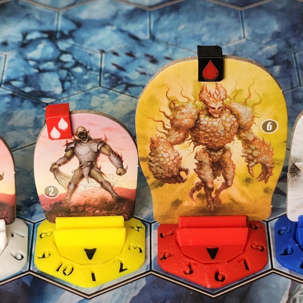 Frosthaven Monster Standees - Health Bases