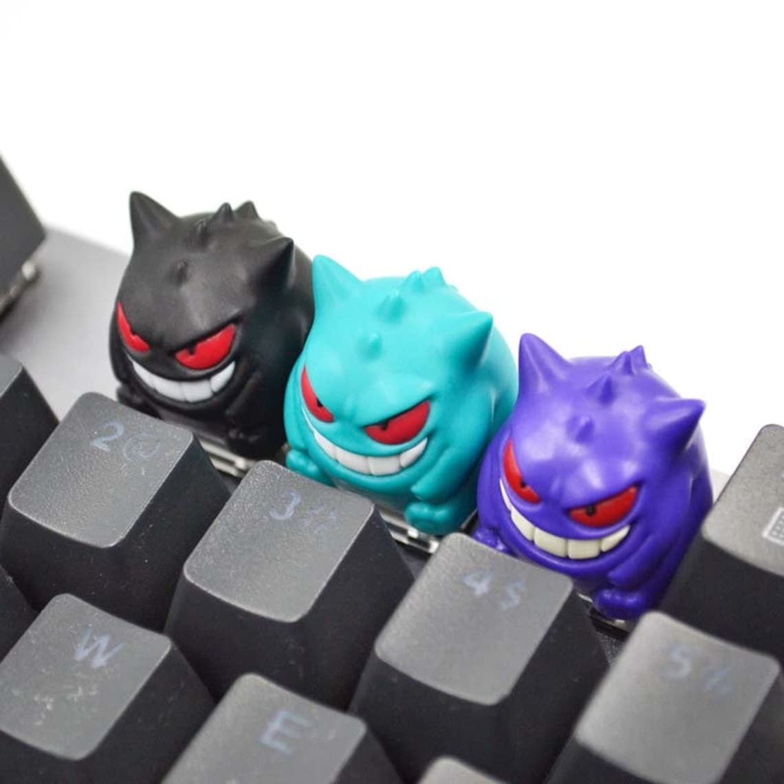 Pokemon Keycaps A Set of 4 Artisan Keycaps Handmade Etsy