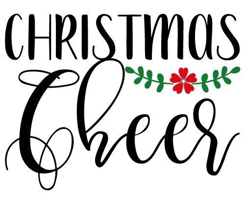 Christmas Cheer PNG SVG File Download  Etsy