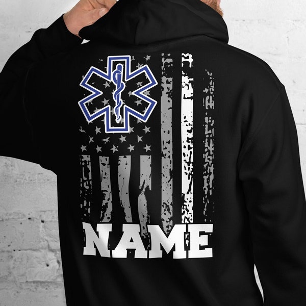 Qraphic Tee EMS Premium Zip Up Fleece Hoodie With Reflective Decoration Both Front And Back