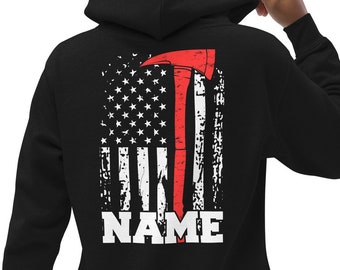 mikabel Fireman Firefighters Daughter Hooded Sweatshirt mikabel Fireman Firefighters Daughter Hooded Sweatshirt