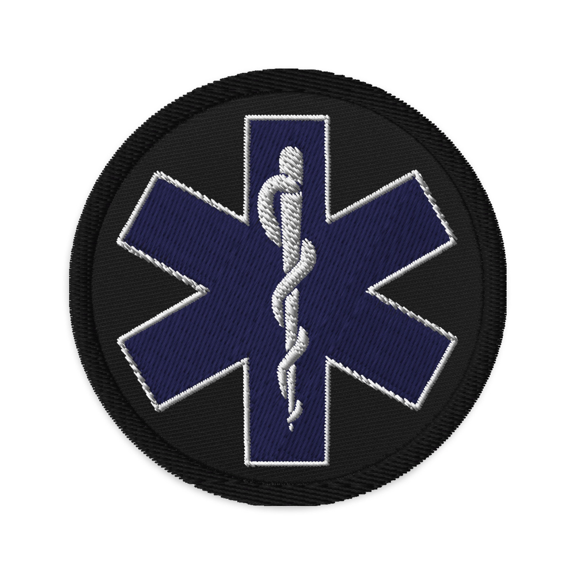 EMT Patch EMS Patch Paramedic Embroidered Patch Star of Life