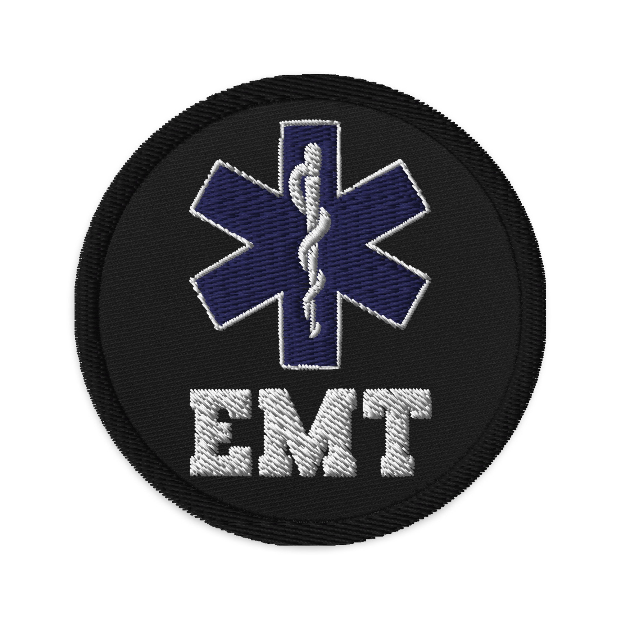 EMT Patch EMS Patch Paramedic Patch Star of Life Embroidered Patch