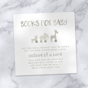 Bücher für Baby Karte, Push Toy Baby Shower Drive By, geschlechtsneutrale Drive-Through-Dusche