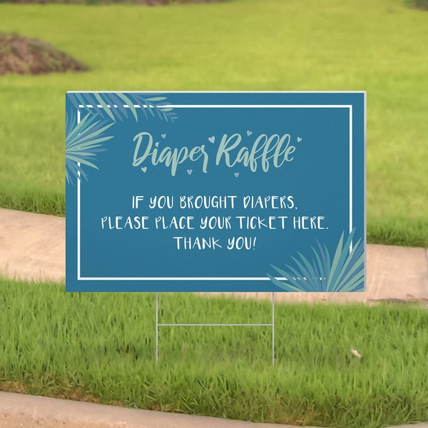 Drive by Baby Shower Yard Sign Etsy