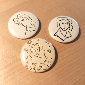 Henri Matisse Zeichnungen - Pin Pack / Pins aus Matisses Zeichnungen, 1949