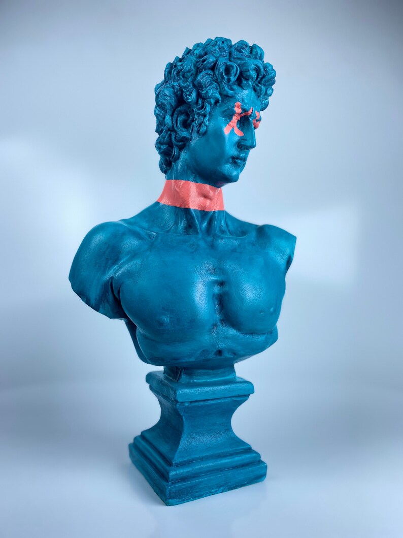 Large David Sculpture Statue David forbidden Pop Etsy