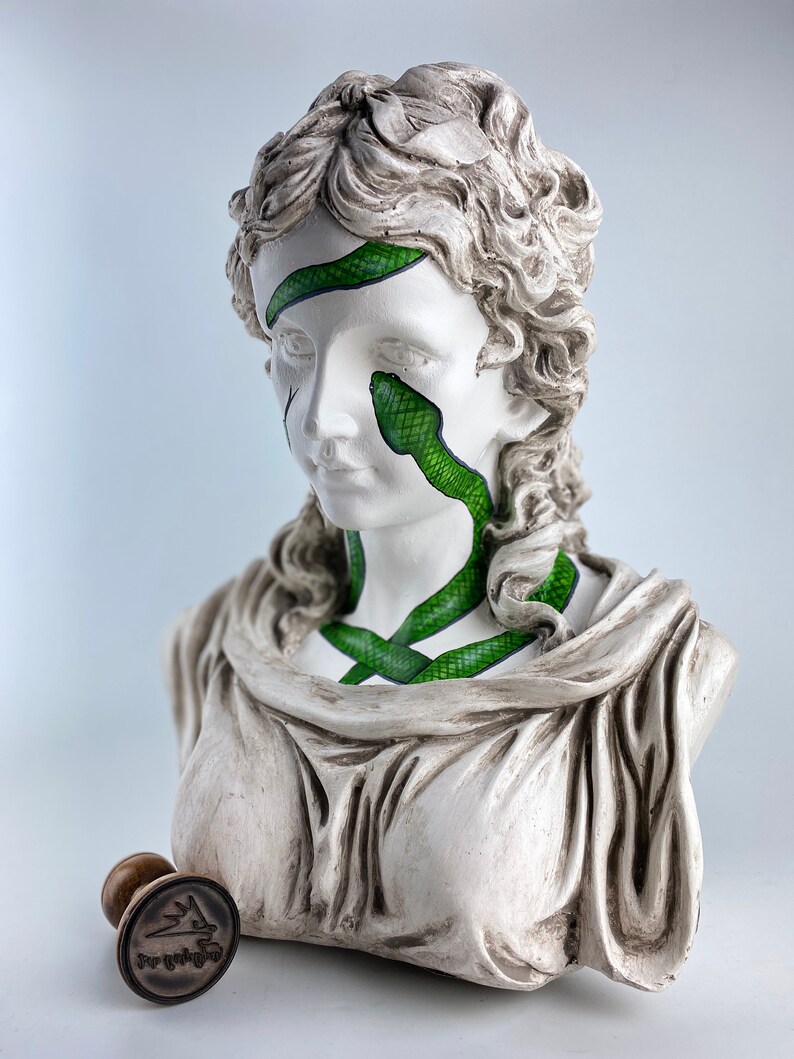 Large Hera Greek Statue snakes on Hera Hera Etsy