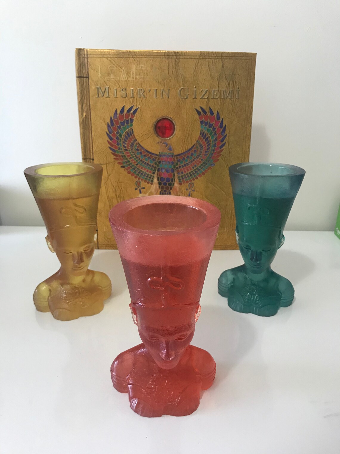 Epoxy Resin Decor Egyptian God Tealight Candle Holder Etsy