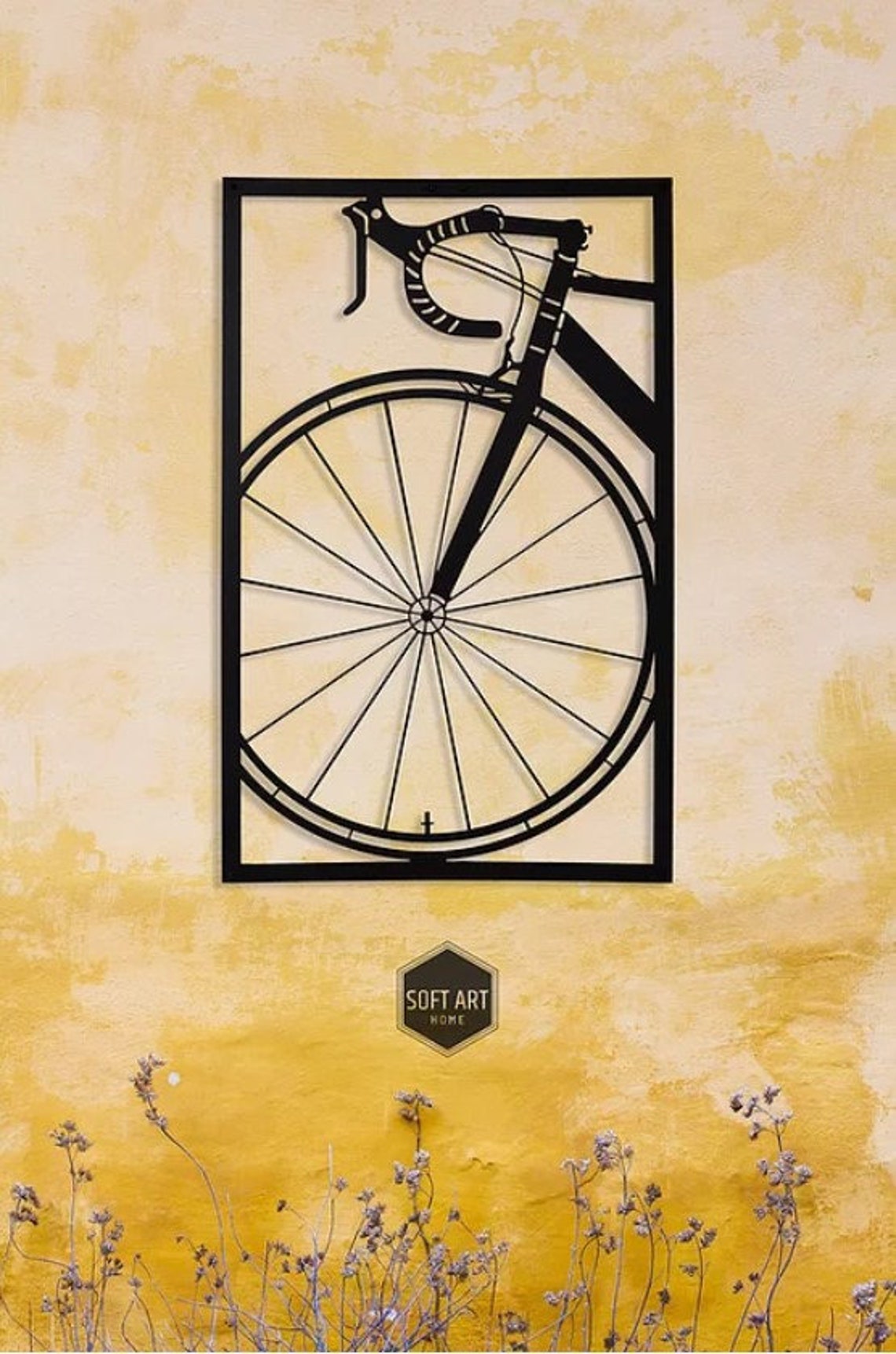 Bicycle Wheel Metal Wall Art Bicycle Wall Art Bike Wall Art Etsy Israel