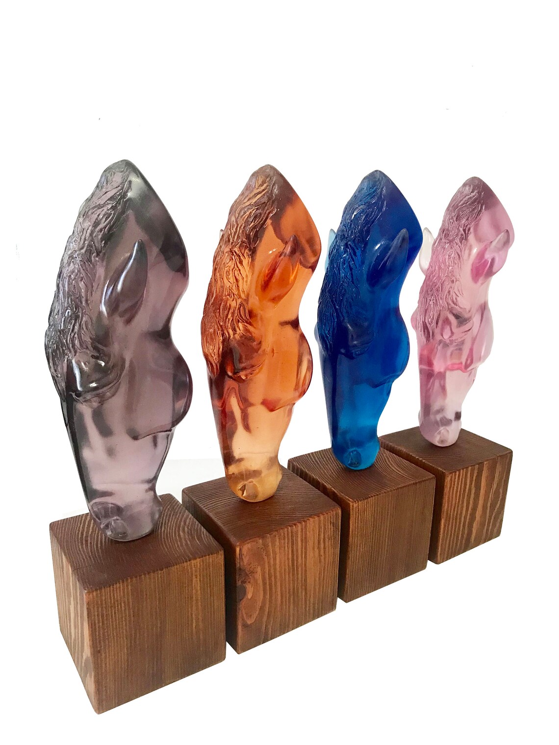 Epoxy Resin Decor Statue Horse Resin Horse Drinks Water Etsy