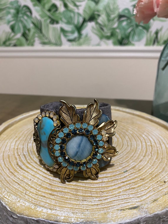 Statement cuff bracelet Gem