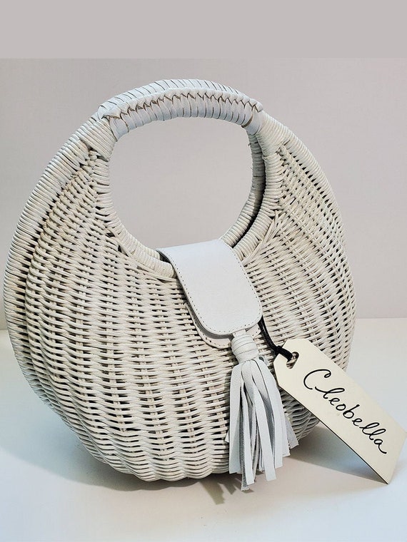 Inspired 70s Cleobella Wicker Bag