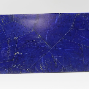 Lapis Lazuli Box Flow Slice Square Handmade Gemstones 130x65x8mm