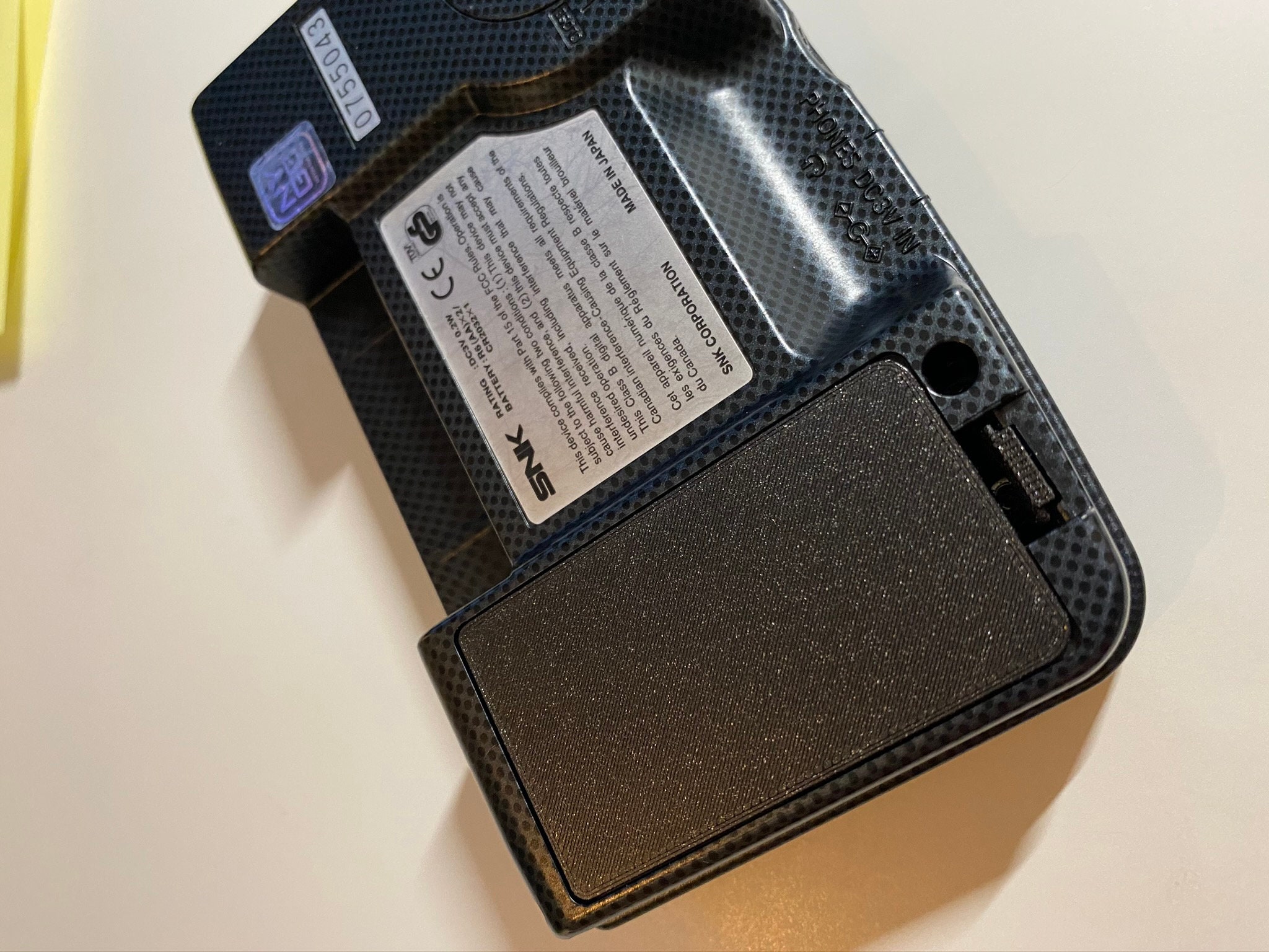 Neo Geo Pocket Color AA Battery cover Neogeo tapa pilas cubierta de bateria 