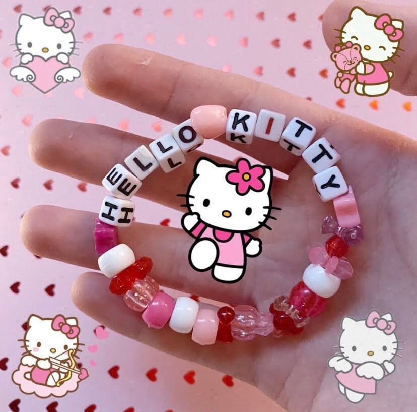Cute kawaii sanrio beaded bracelets kandi Etsy
