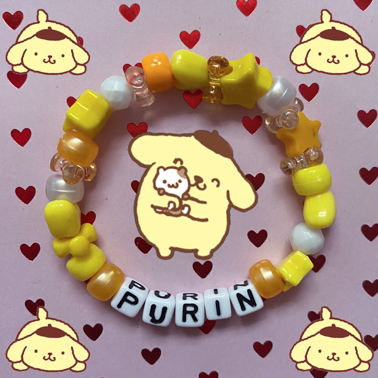 Cute kawaii sanrio beaded bracelets kandi Etsy