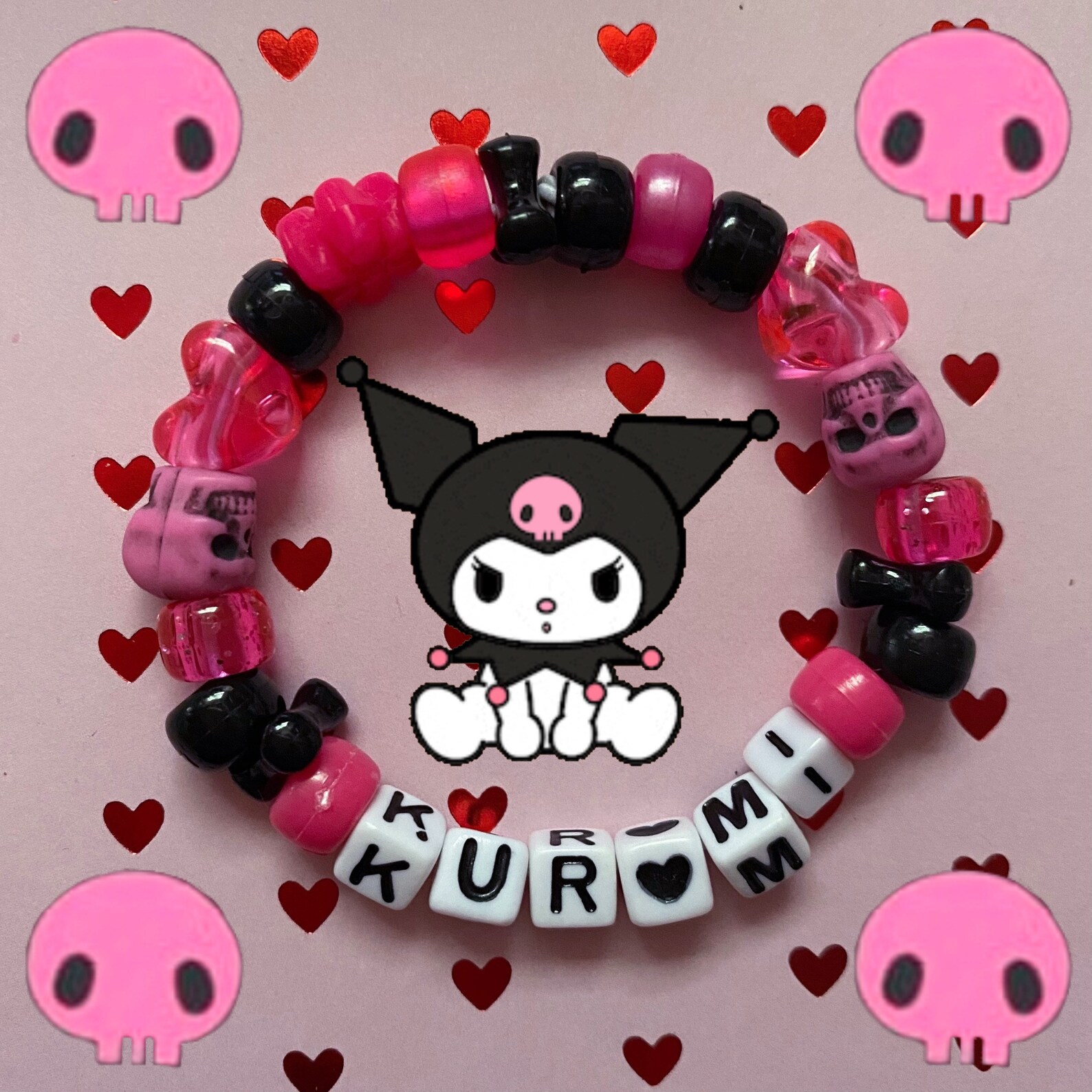 Cute kawaii sanrio beaded bracelets kandi Etsy
