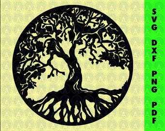 Dreaming Tree Svg Files Etsy