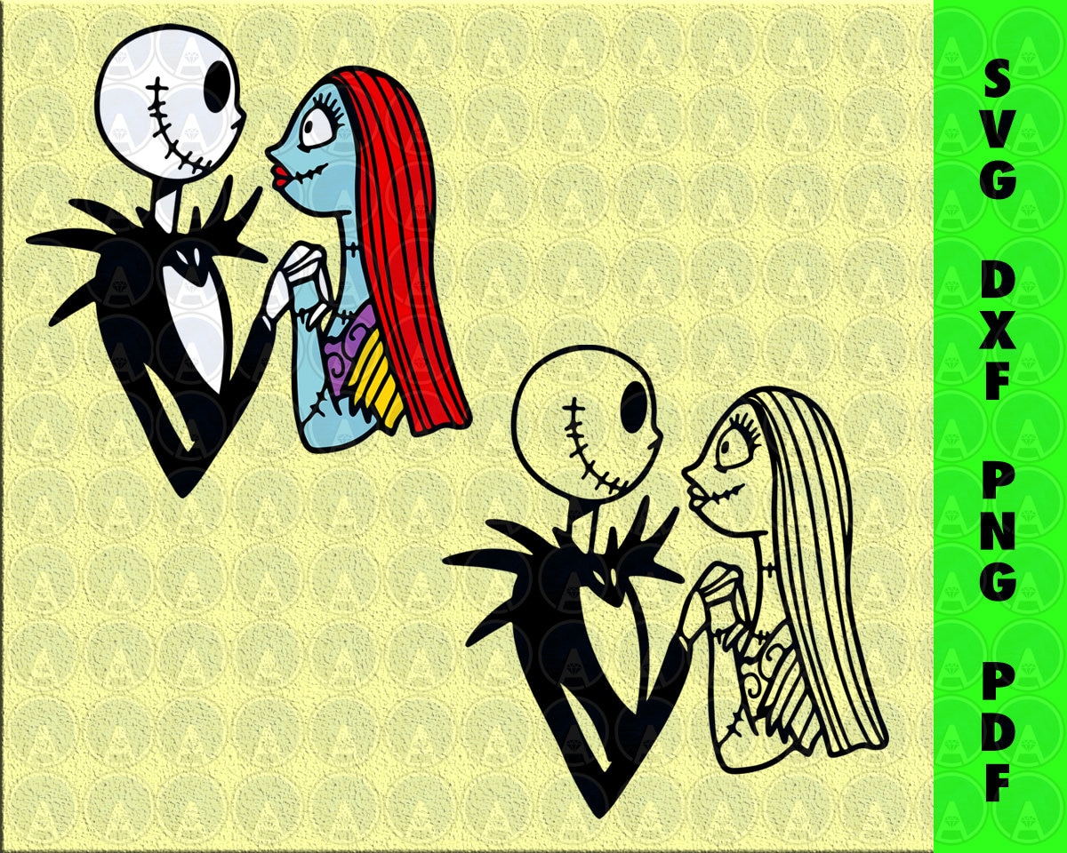 Jack And Sally Svg Free Printable