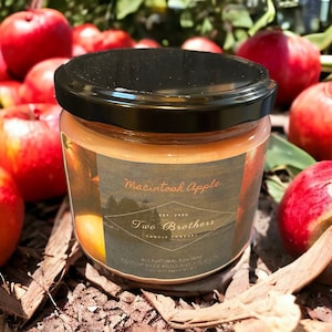 Macintosh Apple Scented Soy Candle