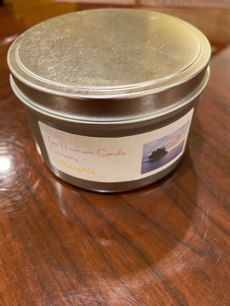 Citronella Scented Natural Soy Candle Etsy