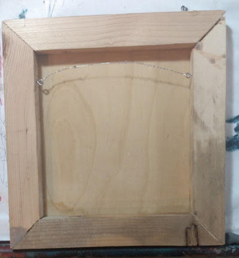 Original Art Acrylic Painting on Wood Panel of A Japanese Etsy