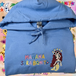 Karol g inspired embroidered Hoodie (Adults)