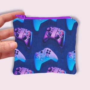 Bolsa Gamer, Bolsa Roxa Gamer, Porta Moedas, Carteira Gamer Girl