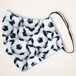 3 couches, Masque facial de football, Poche filtrante, Sangles réglables, 100% coton, Masque réutilisable, Masque lavable, Masque facial coupe du monde, Euro femme
