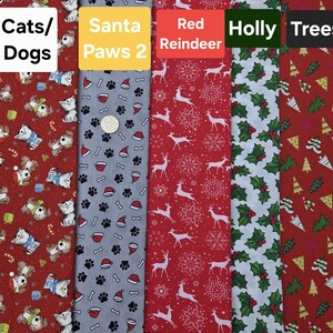 Christmas Dog/ Cat Bow Tie, Dog Bow, Dog Bow Tie, Christmas Dog Bow, Pet Neckwear image 10