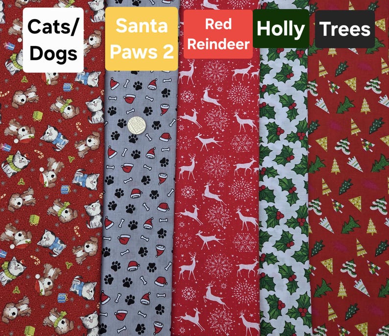 Christmas Dog/ Cat Bow Tie, Dog Bow, Dog Bow Tie, Christmas Dog Bow, Pet Neckwear image 10