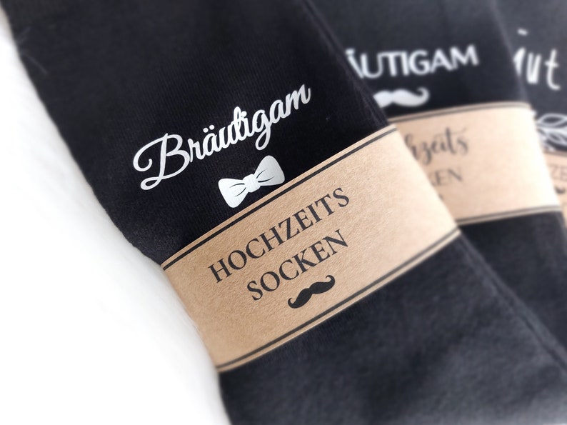 Bräutigam Socken mit Geschenkbox Für meinen Bräutigam gegen kalte Füße Hochzeitssocken Box mit Personalisierung Herrensocken Anzug imagen 8
