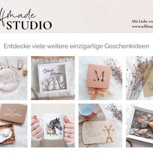 Holzbox mit Wusch-Gravur Überraschungskiste Holzkiste zum selbst Befüllen Geschenkbox mit Holzwolle Schiebedeckel Personalisierung image 4