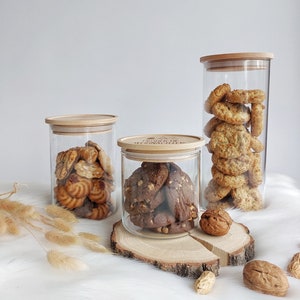 Vorratsglas Aus der Weihnachtsbäckerei Holzdeckel personalisiert mit Wunschname Weihnachtsdeko Weihnachtsgeschenk Plätzchen image 6