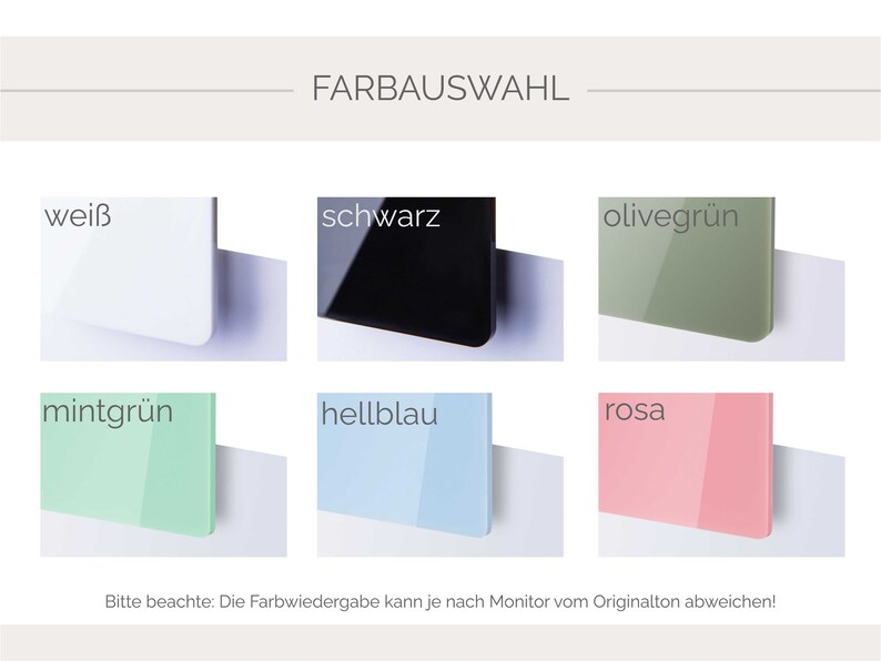 Erinnerungskiste für die Taufe mit den 3D-Symbolen aus Acryl in den Farben: weiß, schwarz, olivegrün, mintgrün, hellblau oder rosa