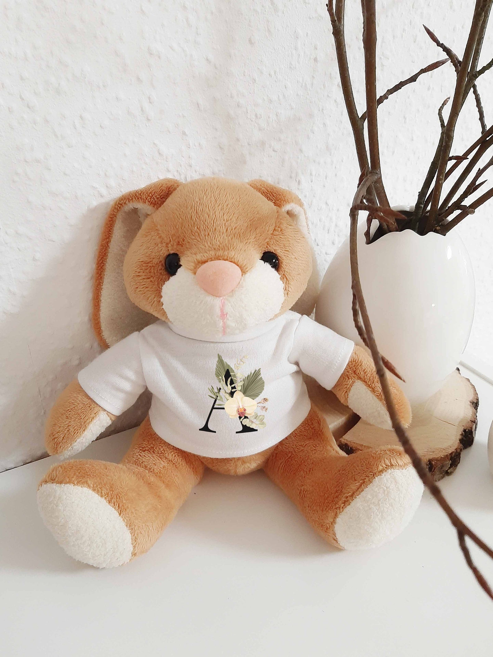 peluche lapin personnalisé