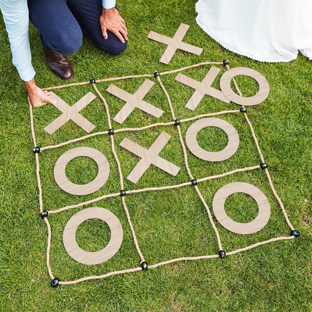 Kreuze & Kreise Spiel | XOXO - Spiel | Hochzeitsgarten-spiele Für