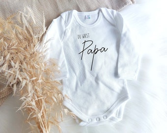 Baby Body - Pregnancy announcement | Announcing pregnancy | You're going to | Dad Personalized body | You're going to be a grandma| Organic cotton