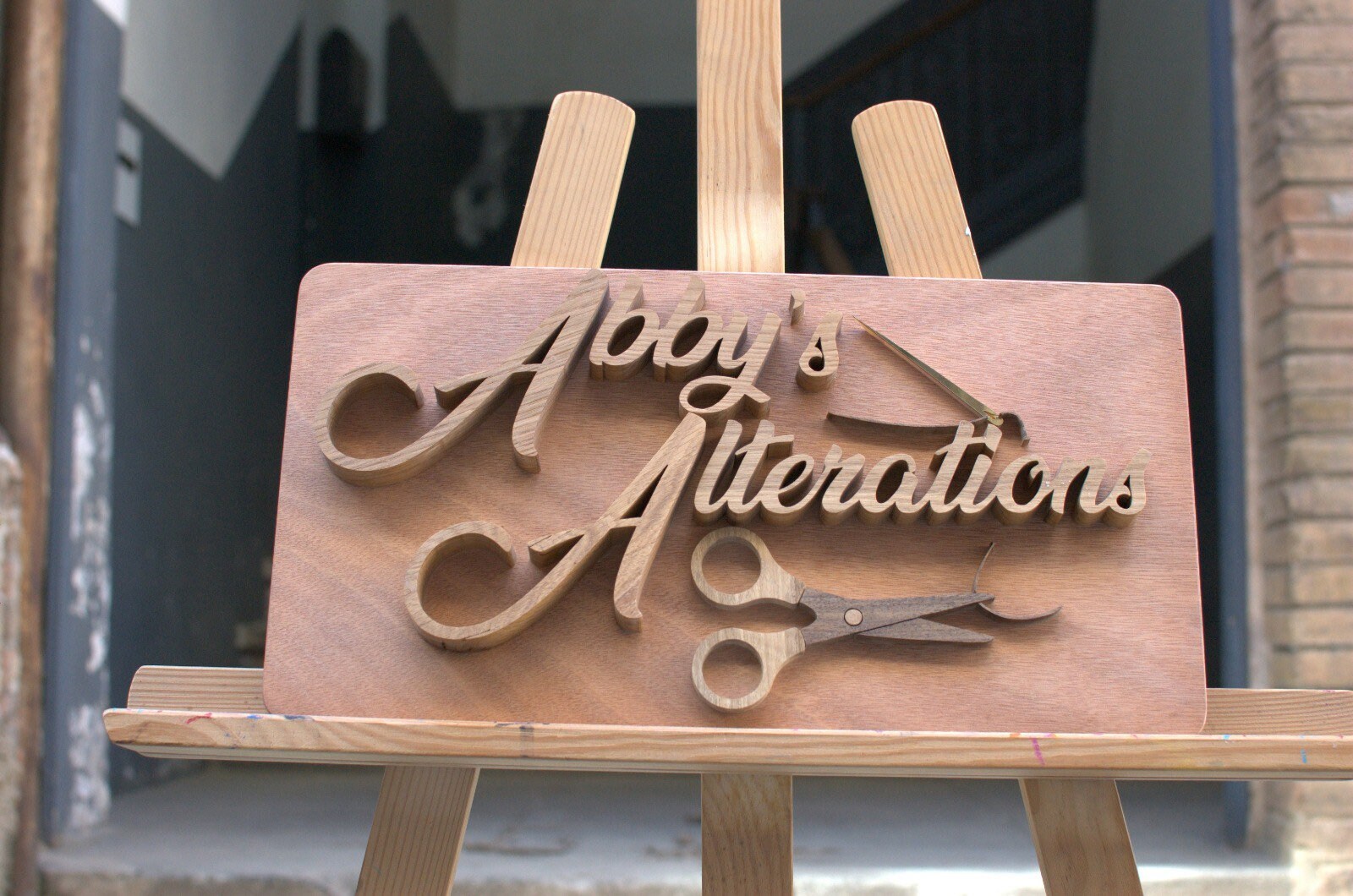 Custom Business Wooden sign Etsy