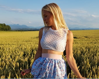 Cropblouse Dirndlbluse