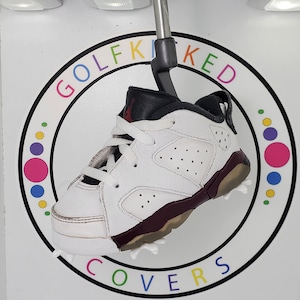 Jordan 6 &#39;Cherry&#39; Golf Edition custom Jordan putter cover