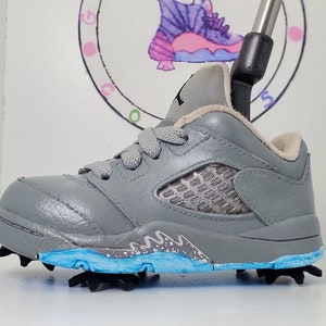 Jordan 5 Wolf Grey golf custom