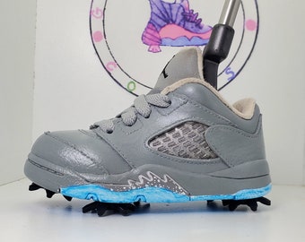 Jordan 5 Wolf Grey golf custom