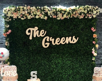 Custom last name wedding sign, Last name wedding sign wooden, Wedding last name decor, Wedding sign backdrop, Last name wood sign outdoor